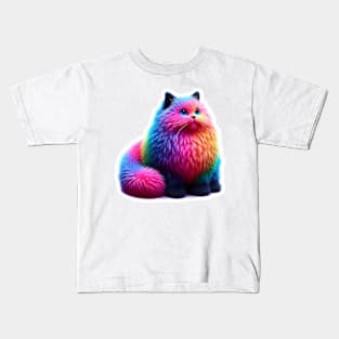 colorful cat Kids T-Shirt